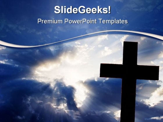 cross_in_sky_religion_powerpoint_template_0610_title