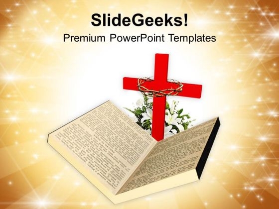 Cross Is The Mythological Symbol Of Christians PowerPoint Templates Ppt Backgrounds For Slides 0513 Cross Is The Mythological Symbol Of Christians PowerPoint Templates Ppt Backgrounds For Slides 0513