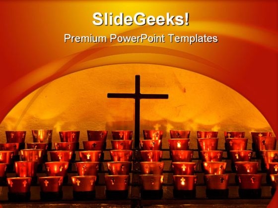 Cross Religion PowerPoint Template 0810 Cross Religion PowerPoint Template 0810