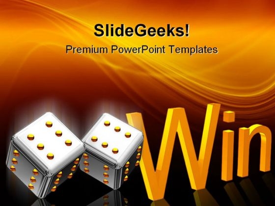 Cube Win Business PowerPoint Themes And PowerPoint Slides 0211