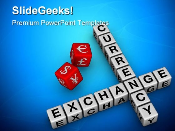 Currency Exchange Dice Business PowerPoint Backgrounds And Templates 1210 Currency Exchange Dice Business PowerPoint Backgrounds And Templates 1210