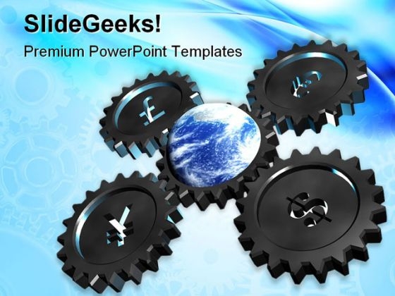 Currency Gears Industrial PowerPoint Themes And PowerPoint Slides 0711 Currency Gears Industrial PowerPoint Themes And PowerPoint Slides 0711