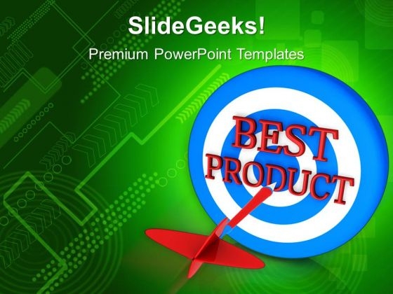 Dart On A Target Of Best Product Advertising PowerPoint Templates And PowerPoint Themes 1012 Dart On A Target Of Best Product Advertising PowerPoint Templates And PowerPoint Themes 1012