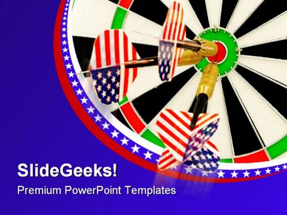 Dart Target Business PowerPoint Themes And PowerPoint Slides 0811 Dart Target Business PowerPoint Themes And PowerPoint Slides 0811