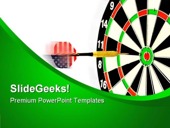 Darts Americana PowerPoint Themes And PowerPoint Slides 0811 Darts Americana PowerPoint Themes And PowerPoint Slides 0811