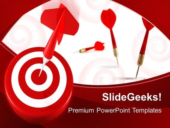 Darts Hitting Targets PowerPoint Templates And PowerPoint Themes 0612 Darts Hitting Targets PowerPoint Templates And PowerPoint Themes 0612