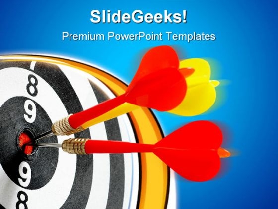 Darts On Target Success PowerPoint Themes And PowerPoint Slides 0811 Darts On Target Success PowerPoint Themes And PowerPoint Slides 0811