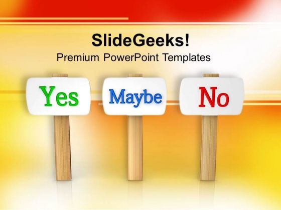 Decision Board Showing Confusion PowerPoint Templates Ppt Backgrounds For Slides 0313 Decision Board Showing Confusion PowerPoint Templates Ppt Backgrounds For Slides 0313