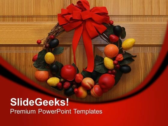 Decorate The Door For Festival PowerPoint Templates Ppt Backgrounds For Slides 0713 Decorate The Door For Festival PowerPoint Templates Ppt Backgrounds For Slides 0713