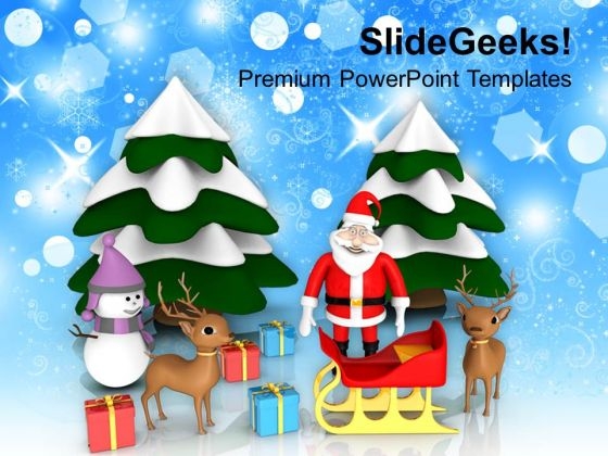 Decorative Christmas Theme Holidays PowerPoint Templates Ppt Backgrounds For Slides 1212