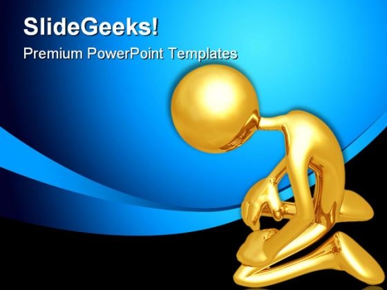 Despair Person Metaphor PowerPoint Templates And PowerPoint Backgrounds 0711 Despair Person Metaphor PowerPoint Templates And PowerPoint Backgrounds 0711
