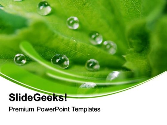 Dew Drops On Leaves Beauty PowerPoint Templates And PowerPoint Themes 0512 Dew Drops On Leaves Beauty PowerPoint Templates And PowerPoint Themes 0512