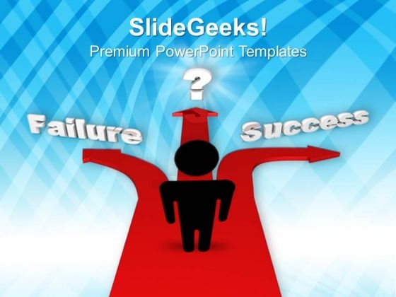 Different Paths To Success Or Failure Symbol PowerPoint Templates And PowerPoint Themes 0912 Different Paths To Success Or Failure Symbol PowerPoint Templates And PowerPoint Themes 0912