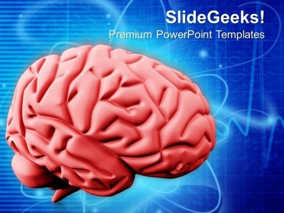 Digital Illustration Of Human Brain PowerPoint Templates Ppt Backgrounds For Slides 0713 Digital Illustration Of Human Brain PowerPoint Templates Ppt Backgrounds For Slides 0713