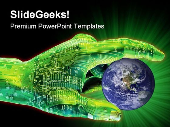 Digital Pointer Globe PowerPoint Themes And PowerPoint Slides 0511 Digital Pointer Globe PowerPoint Themes And PowerPoint Slides 0511