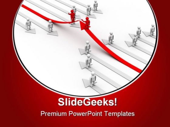 Direction Of Movement Leadership PowerPoint Themes And PowerPoint Slides 0811 Direction Of Movement Leadership PowerPoint Themes And PowerPoint Slides 0811