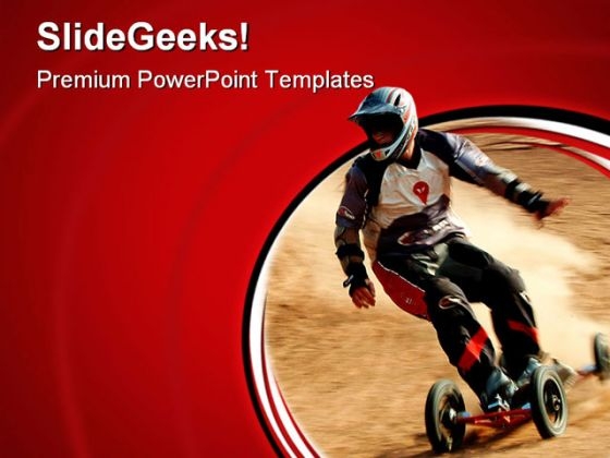 Dirt Burner Sports PowerPoint Templates And PowerPoint Backgrounds 0611 Dirt Burner Sports PowerPoint Templates And PowerPoint Backgrounds 0611
