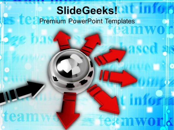 Distribute Work In Between Team PowerPoint Templates Ppt Backgrounds For Slides 0513