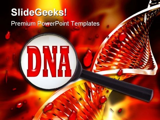 Dna Medical PowerPoint Template 1110 Dna Medical PowerPoint Template 1110