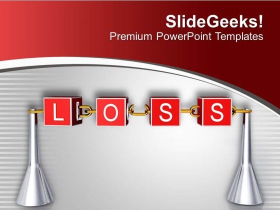 Do Not Afraid With Loss In Business PowerPoint Templates Ppt Backgrounds For Slides 0513 Do Not Afraid With Loss In Business PowerPoint Templates Ppt Backgrounds For Slides 0513