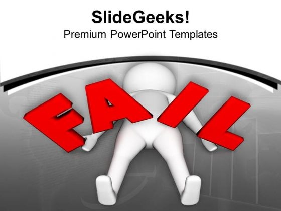 do not be fail in business powerpoint templates ppt backgrounds for ppt fail