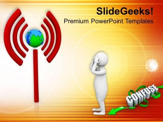 Do Not Get Confused With Wi Fi PowerPoint Templates Ppt Backgrounds For Slides 0813 Do Not Get Confused With Wi Fi PowerPoint Templates Ppt Backgrounds For Slides 0813