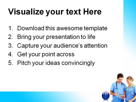 Doctors Disscuss Reports Medical PowerPoint Themes And PowerPoint Slides 0411 customizable multipurpose
