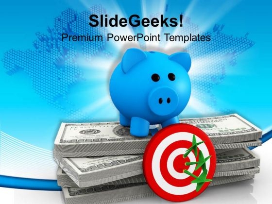 Dollar Achieved Target Business PowerPoint Templates Ppt Backgrounds For Slides 0113 Dollar Achieved Target Business PowerPoint Templates Ppt Backgrounds For Slides 0113