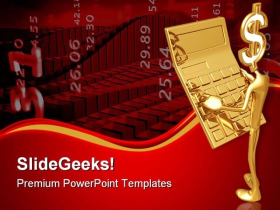 Dollar Calculator Business PowerPoint Themes And PowerPoint Slides 0611 Dollar Calculator Business PowerPoint Themes And PowerPoint Slides 0611