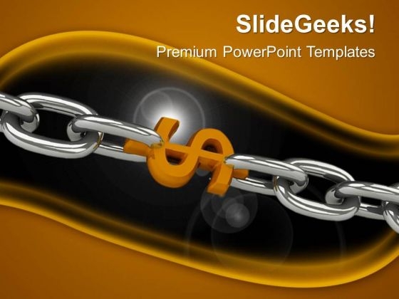 Dollar Chains PowerPoint Templates And PowerPoint Themes 0512