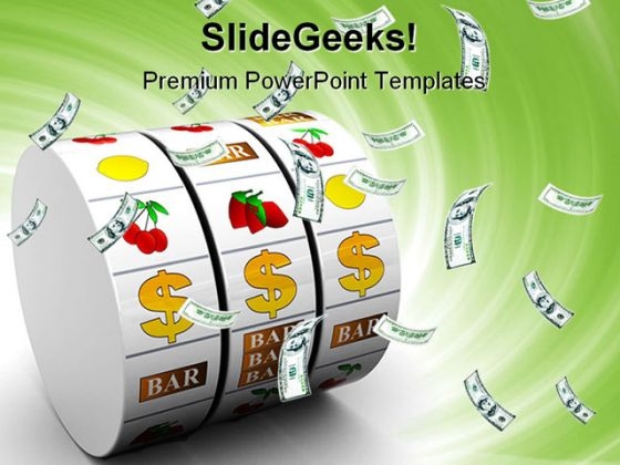Dollar Jackpot Money PowerPoint Themes And PowerPoint Slides 0211
