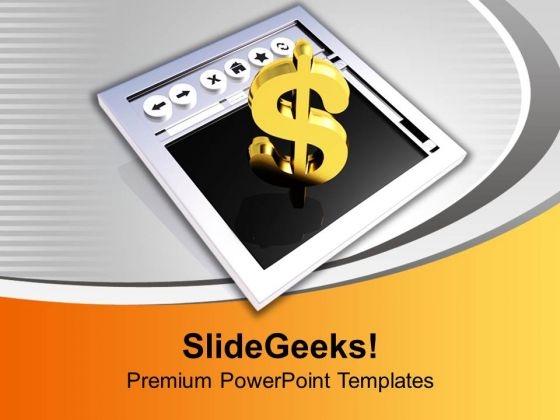 Dollar On Internet Browser Business PowerPoint Templates Ppt Backgrounds For Slides 0113 Dollar On Internet Browser Business PowerPoint Templates Ppt Backgrounds For Slides 0113