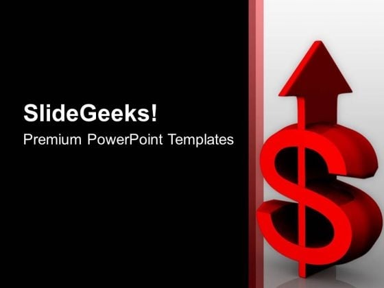 Dollar Pointing Upwards Growth Business PowerPoint Templates Ppt Backgrounds For Slides 0413 Dollar Pointing Upwards Growth Business PowerPoint Templates Ppt Backgrounds For Slides 0413