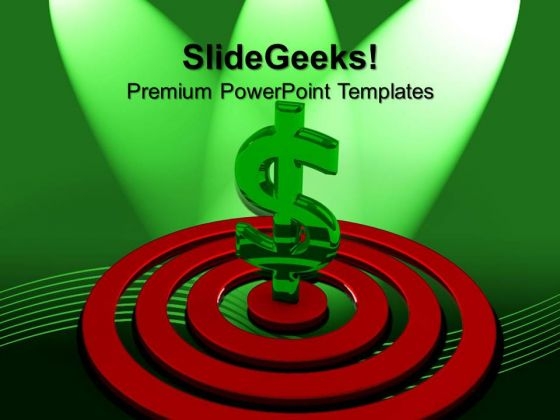 Dollar Sign In Target Center Success PowerPoint Templates And PowerPoint Themes 0612 Dollar Sign In Target Center Success PowerPoint Templates And PowerPoint Themes 0612