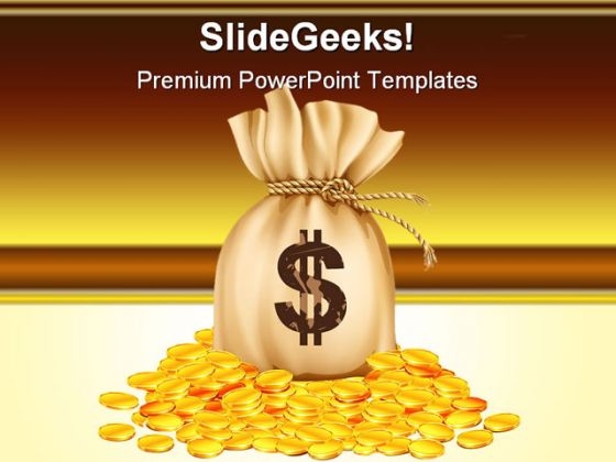Dollar Sign Money PowerPoint Template 0910 Dollar Sign Money PowerPoint Template 0910