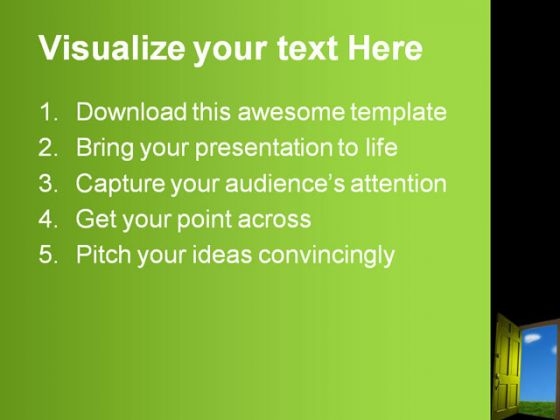 door_nature_powerpoint_template_1110_text