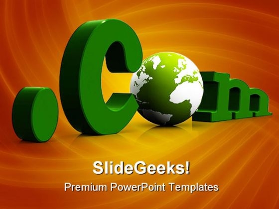 Dot Com With Globe Computer PowerPoint Themes And PowerPoint Slides 0211 Dot Com With Globe Computer PowerPoint Themes And PowerPoint Slides 0211