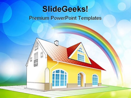 Dream Home Real Estate PowerPoint Templates And PowerPoint Backgrounds 0311