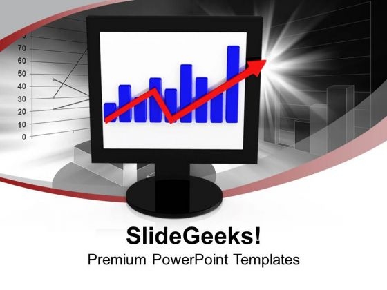 e business progress bar graph accounting powerpoint templates ppt