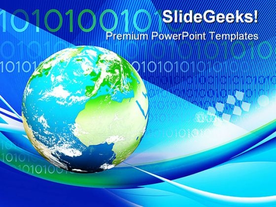 Earth And Binary Globe PowerPoint Templates And PowerPoint Backgrounds 0211 Earth And Binary Globe PowerPoint Templates And PowerPoint Backgrounds 0211