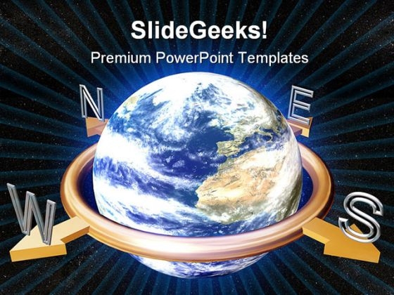 Earth Compass Travel PowerPoint Themes And PowerPoint Slides 0211 Earth Compass Travel PowerPoint Themes And PowerPoint Slides 0211