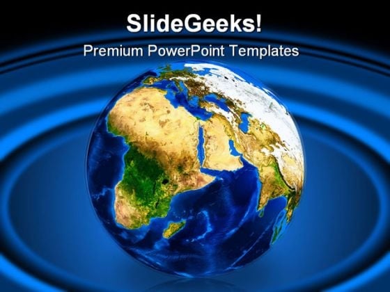Earth Continents Globe PowerPoint Template 0810 Earth Continents Globe PowerPoint Template 0810
