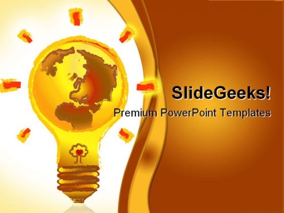 Earth Lamp Business PowerPoint Themes And PowerPoint Slides 0211 Earth Lamp Business PowerPoint Themes And PowerPoint Slides 0211