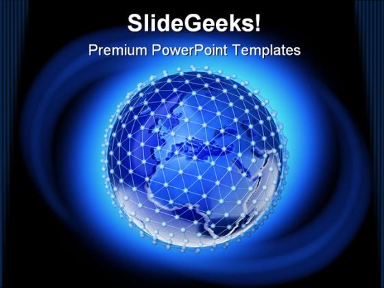 Earth Network Global PowerPoint Templates And PowerPoint Backgrounds 0411 Earth Network Global PowerPoint Templates And PowerPoint Backgrounds 0411