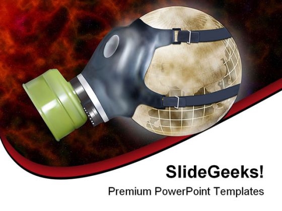 Earth With Mask Environment PowerPoint Themes And PowerPoint Slides 0211 Earth With Mask Environment PowerPoint Themes And PowerPoint Slides 0211