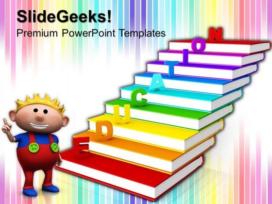 Education On Books Future PowerPoint Templates And PowerPoint Themes 0912