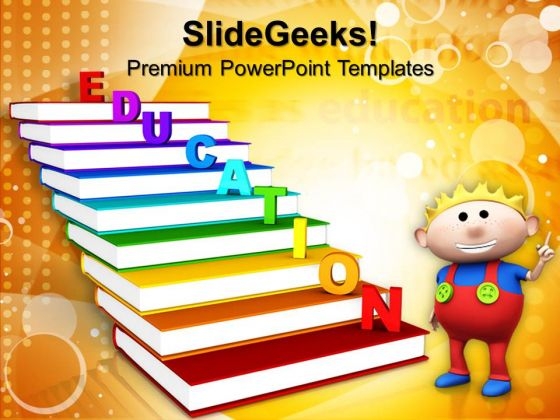 Education On Books Future PowerPoint Templates And PowerPoint Themes 1012