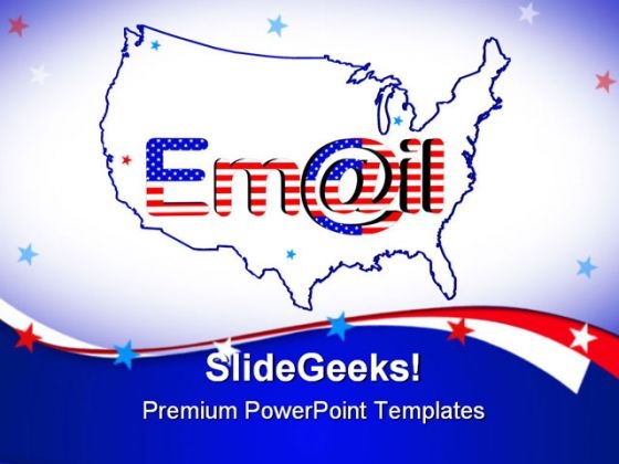 Email America Internet PowerPoint Templates And PowerPoint Backgrounds 0711