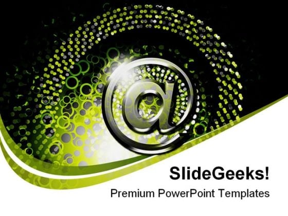 email spiral background powerpoint template 0910 powerpoint themes email background themes