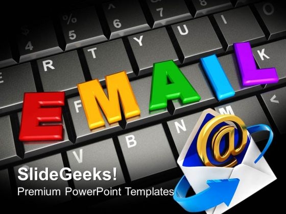 Email Word By Colorful Letters On Keyboard Computer PowerPoint Templates And PowerPoint Themes 0912 Email Word By Colorful Letters On Keyboard Computer PowerPoint Templates And PowerPoint Themes 0912